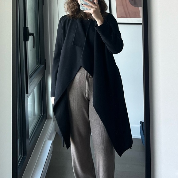 Allsaints asymmetrical wool jacket size 2. - Picture 4 of 4